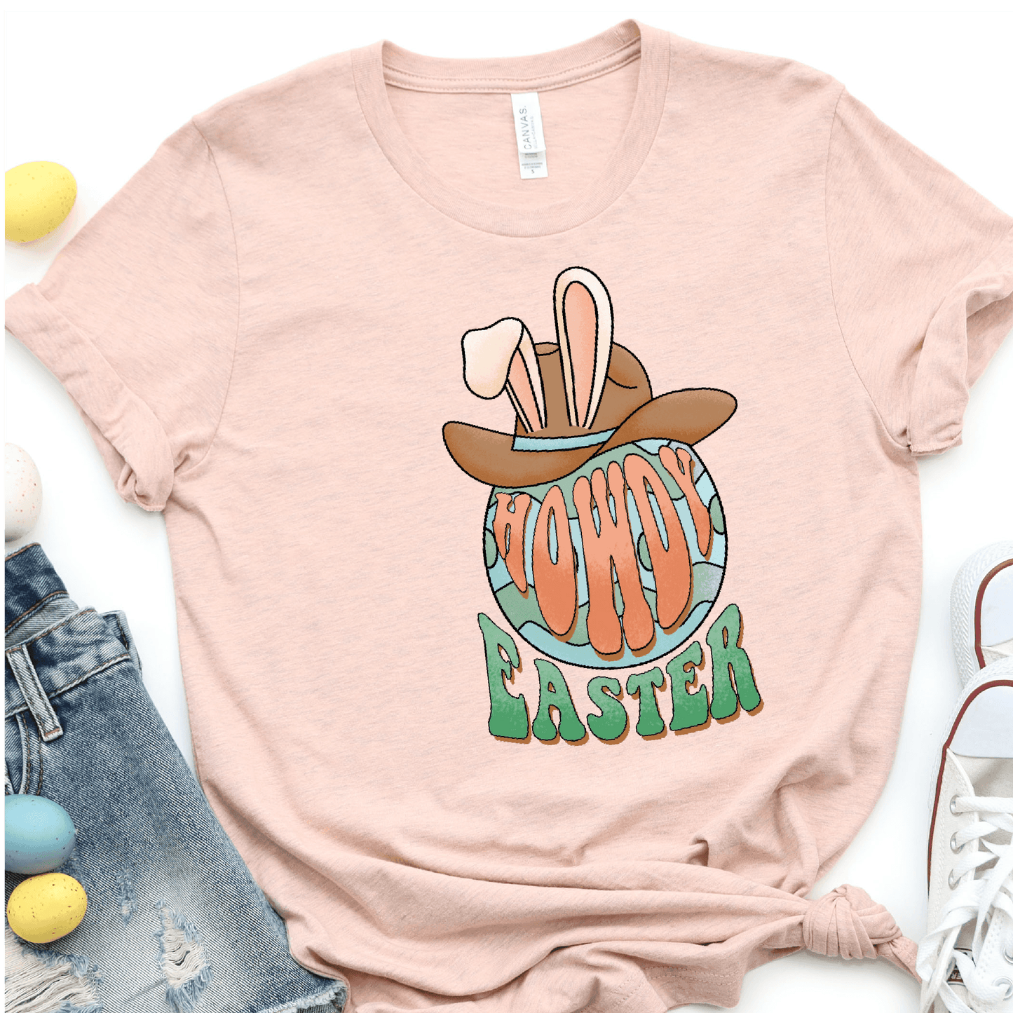 Howdy Easter - Easter DTF Transfer Nashville Design House