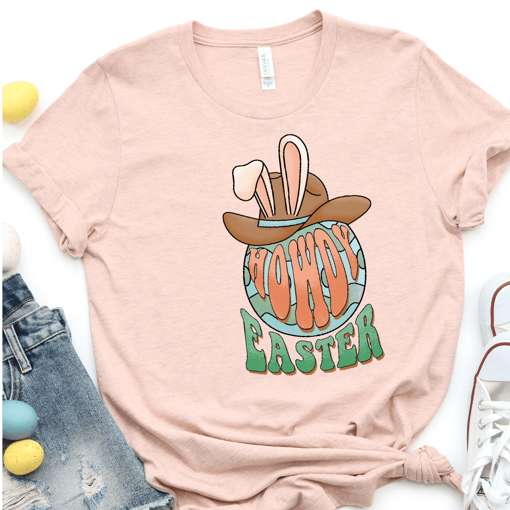 Howdy Easter - Easter DTF Transfer Nashville Design House