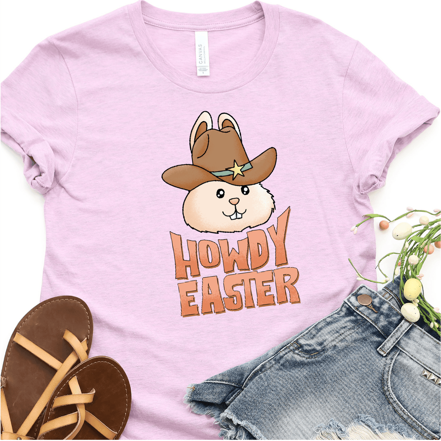 Howdy Easter - Easter DTF Transfer Nashville Design House