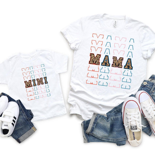 Leopard Mama + Mini DTF Transfer Nashville Design House