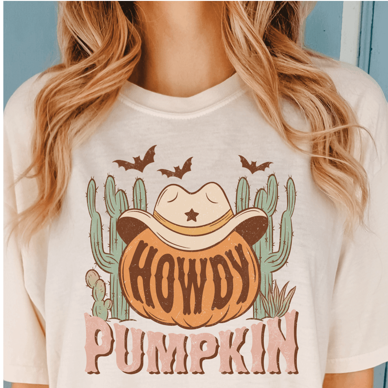 Howdy Pumpkin DTF Transfer Nashville Design House