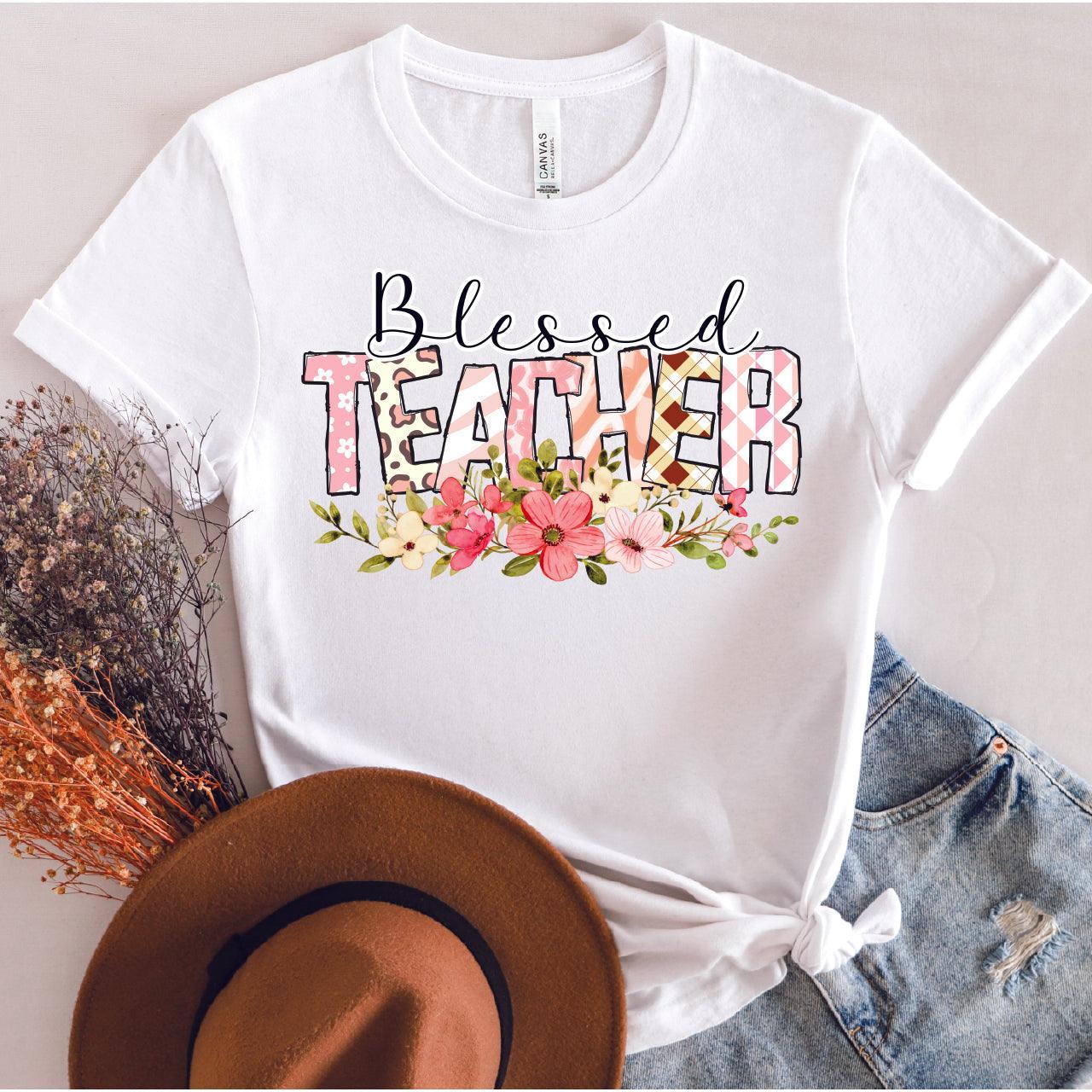 Blessed Teacher DTF Transfer Nashville Design House