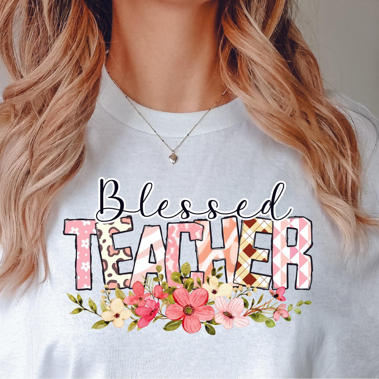 Blessed Teacher DTF Transfer Nashville Design House