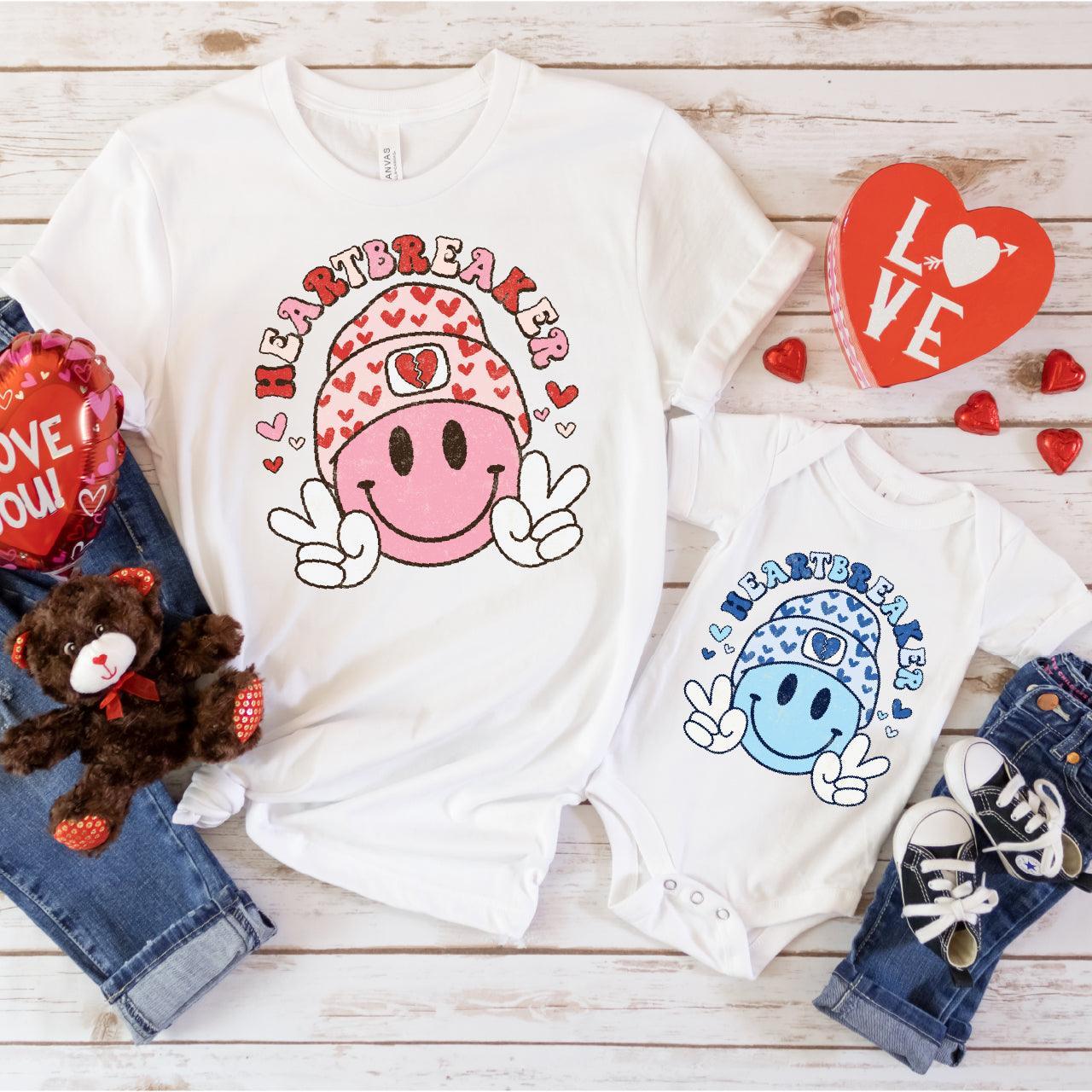 Heartbreaker Mama + Son DTF Valentine Transfer for T-shirts Nashville Design House
