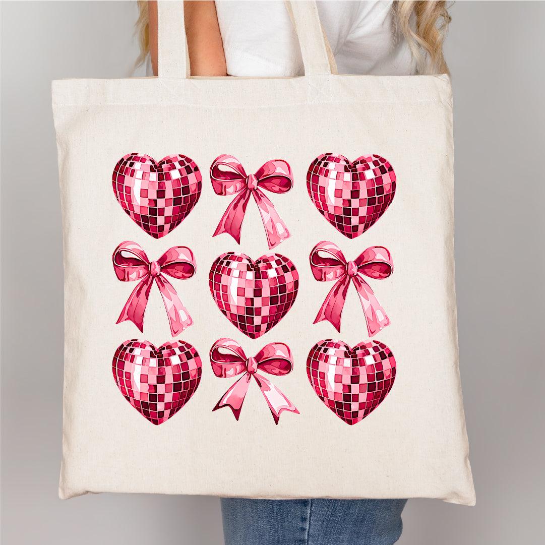 Coquette Style Bows and Hearts Valentine’s DTF Transfer - Nashville Design House