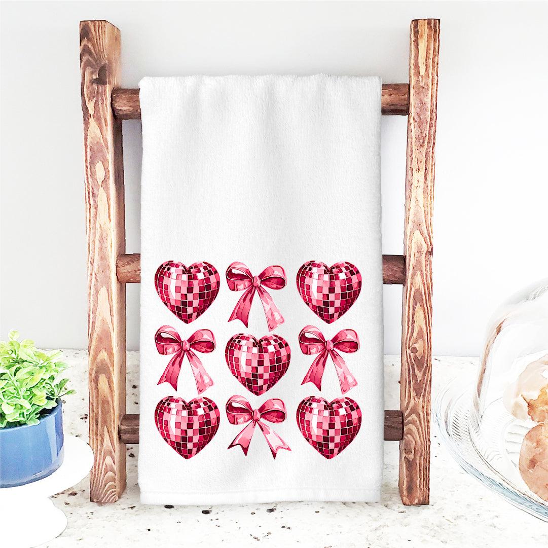 Coquette Style Bows and Hearts Valentine’s DTF Transfer - Nashville Design House