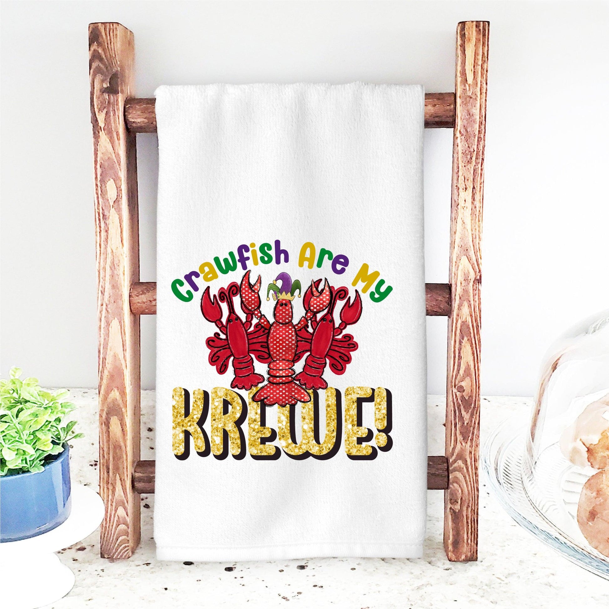 Crawfish Are My Krewe Mardi Gras DTF Transfer – Vibrant Crawfish Trio Design - Nashville Design House