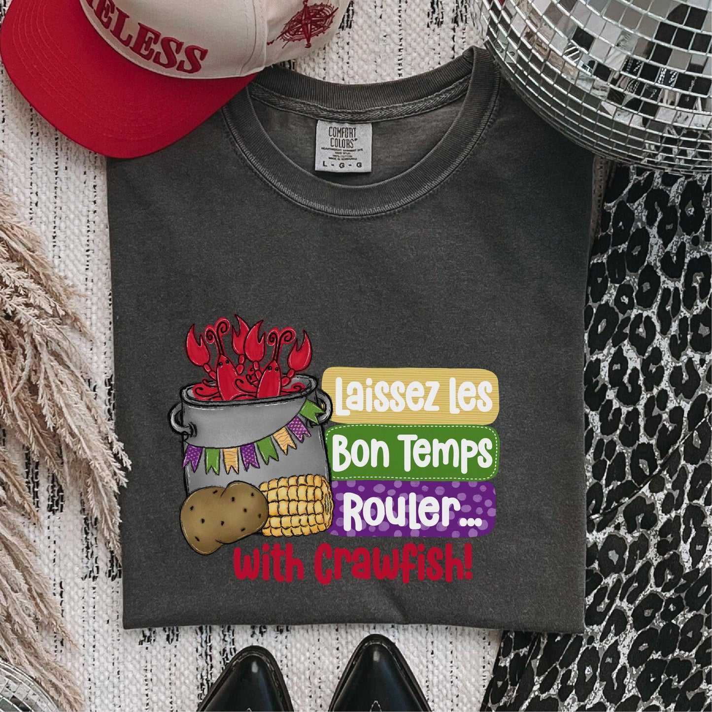 Crawfish Boil Mardi Gras DTF Transfer - Nashville Design House