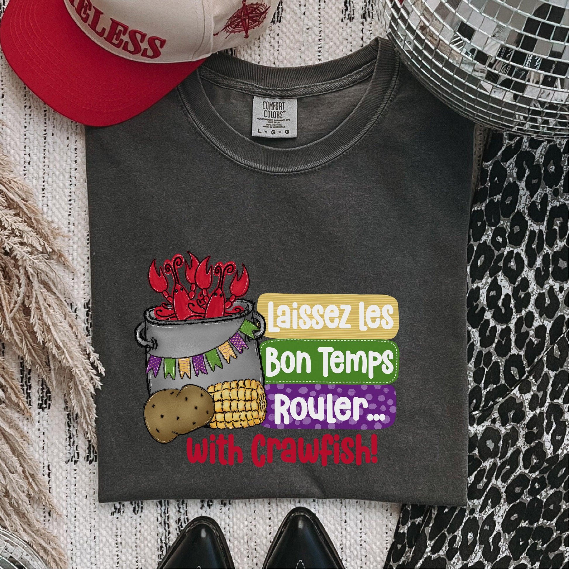 Crawfish Boil Mardi Gras DTF Transfer  - Nashville Design House