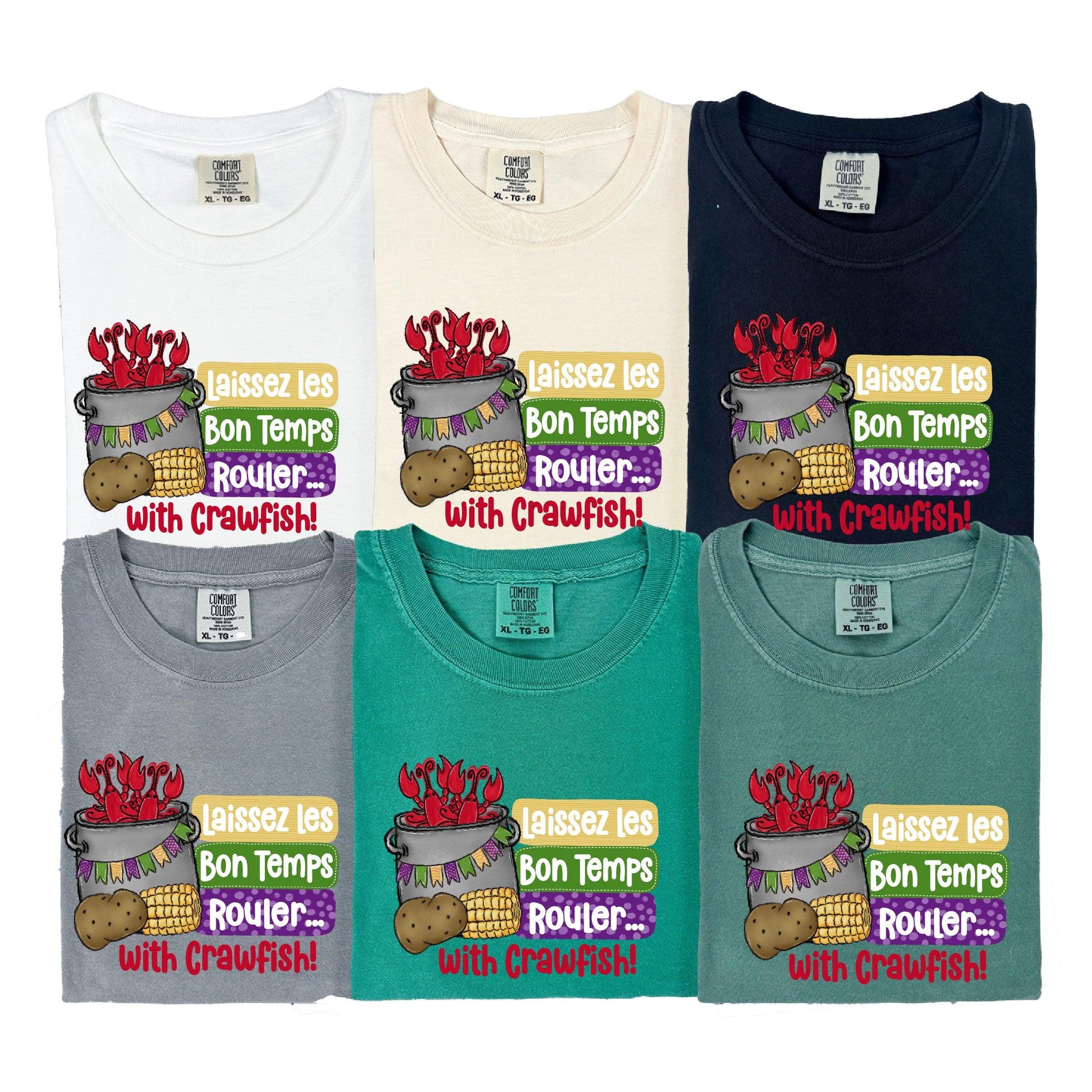 Crawfish Boil Mardi Gras DTF Transfer  - Nashville Design House