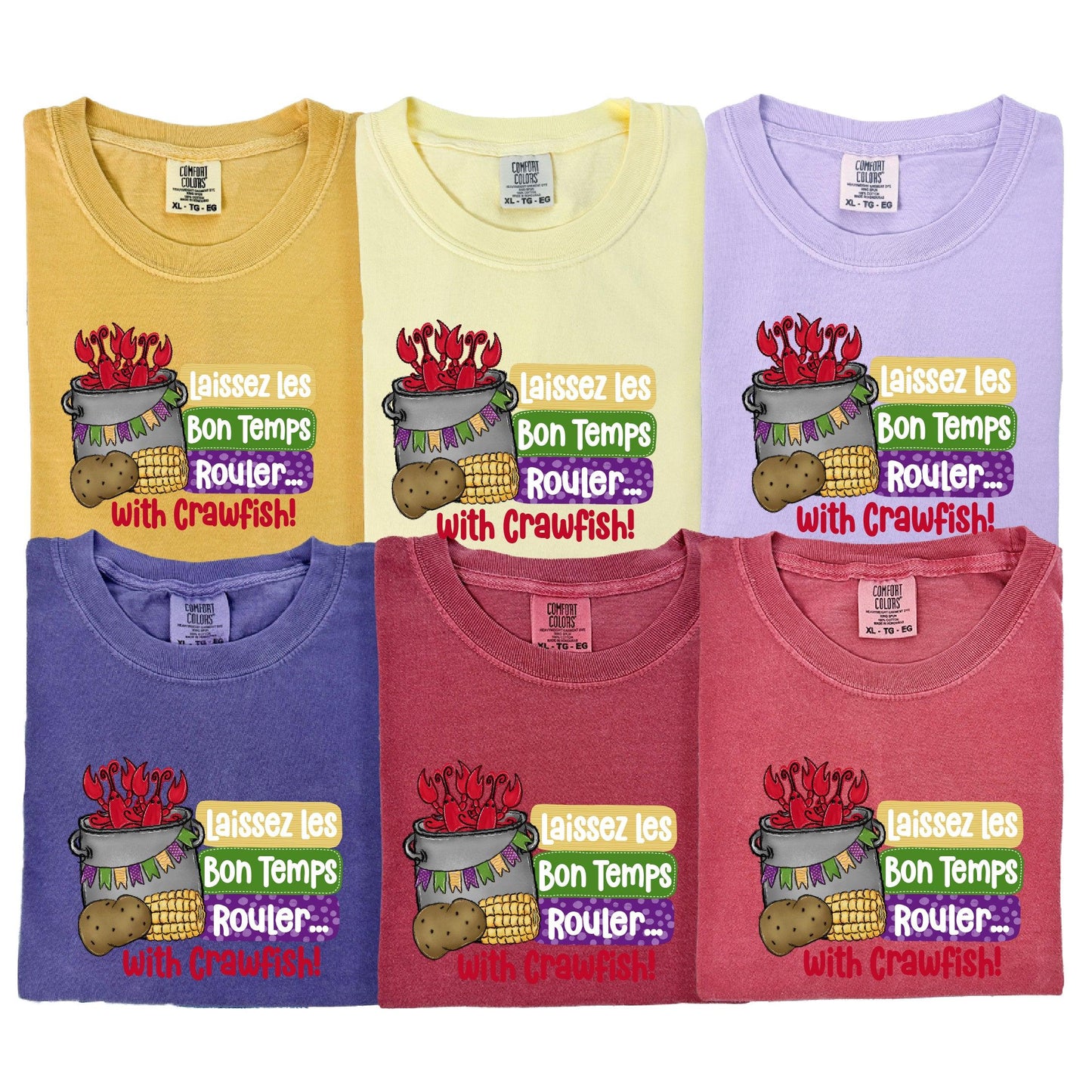 Crawfish Boil Mardi Gras DTF Transfer - Nashville Design House