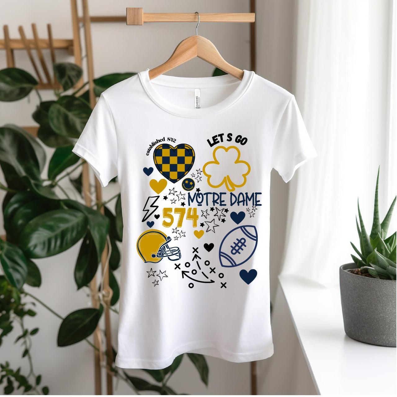 Go Notre Dame DTF Transfer - Nashville Design House