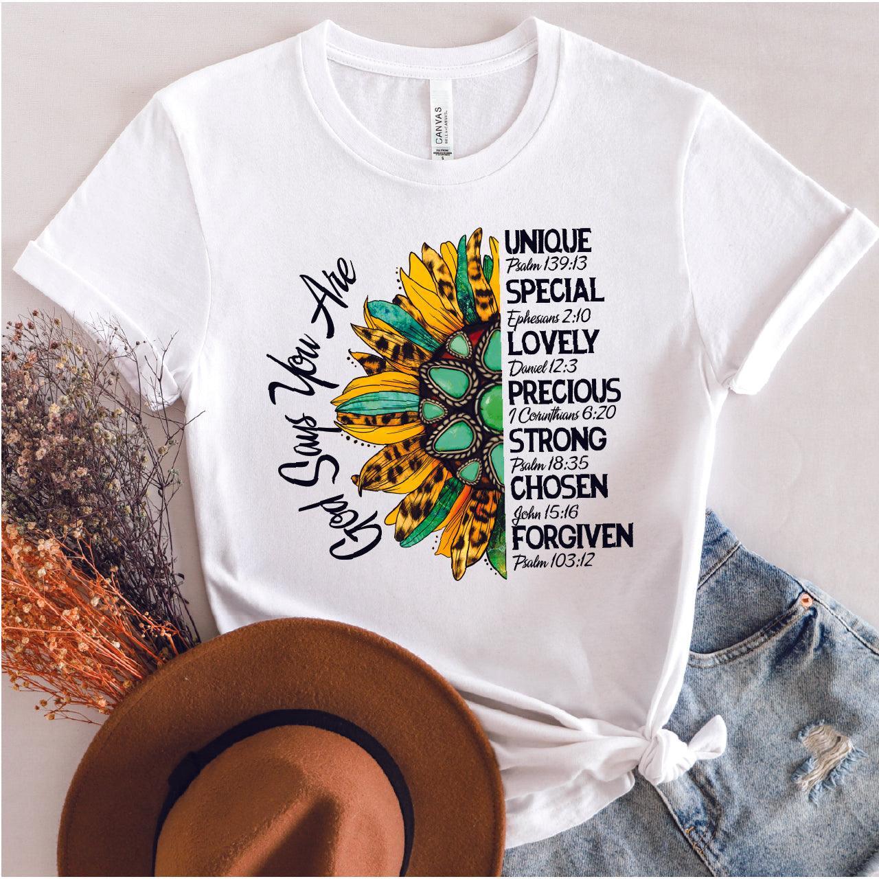 God Says You Are DTF Transfer - Nashville Design House