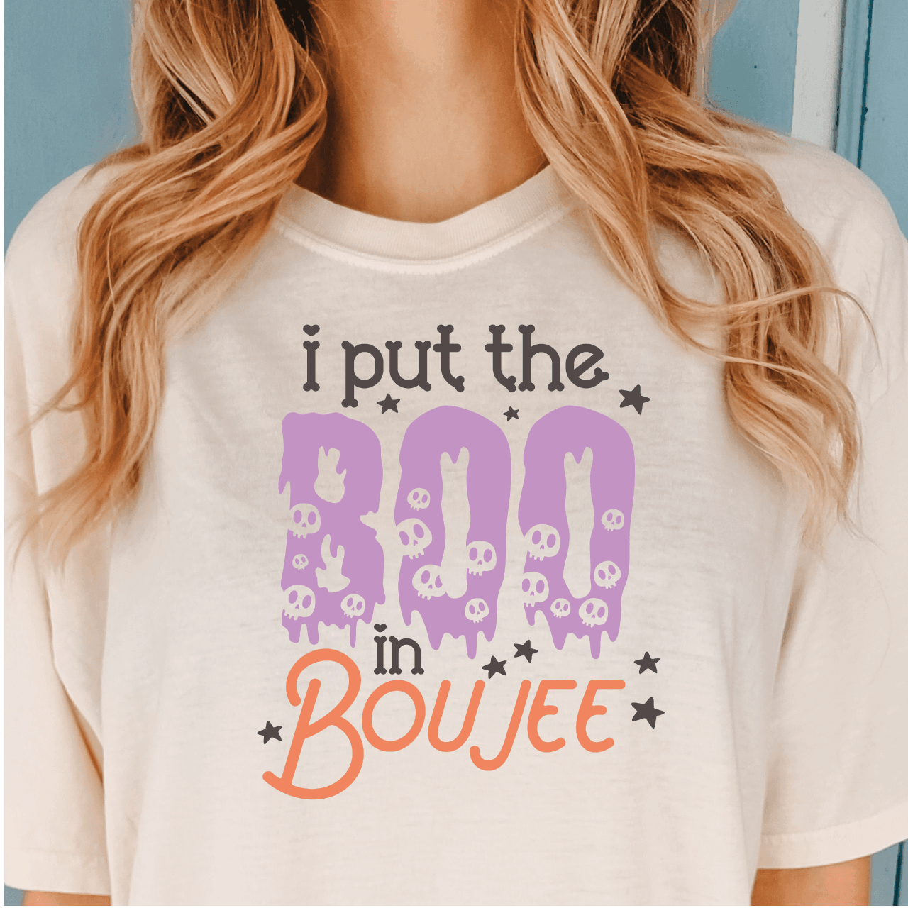 I Put The Boo in Boujee DTF Transfer - Nashville Design House