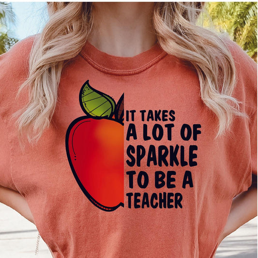 It Takes A Lot Of Sparkle To Teach DTF Transfer - Nashville Design House