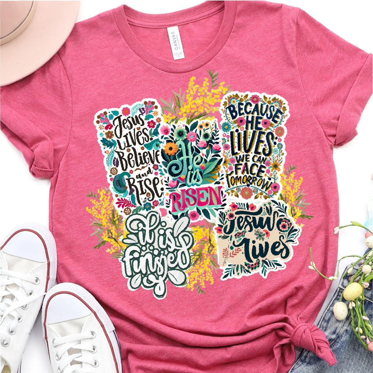 JesusLives Collage DTF T-Shirt Transfer - Nashville Design House