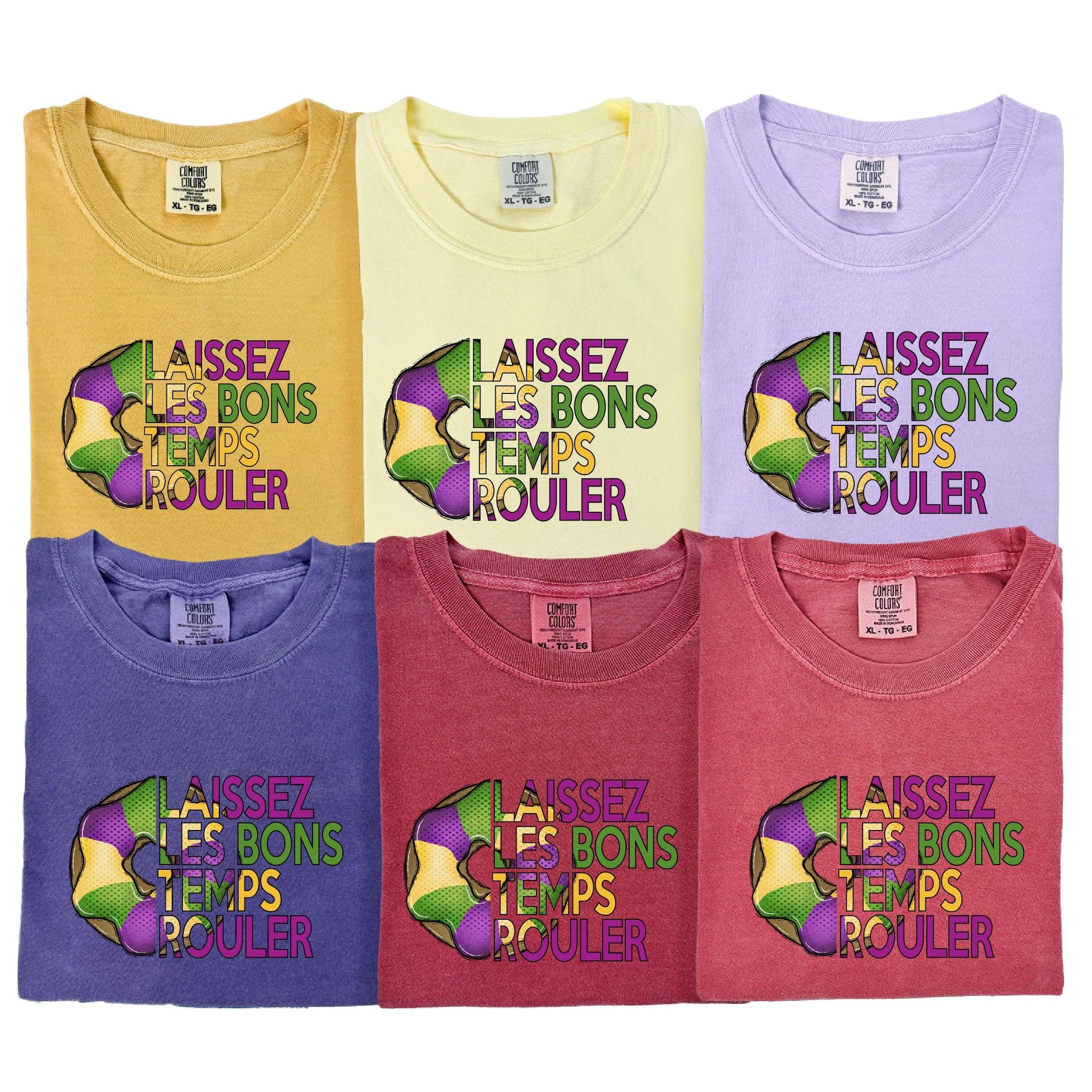 King Cake Mardi Gras DTF Transferpy) - Nashville Design House