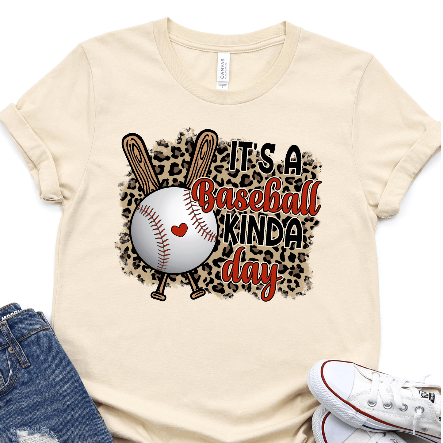 Leoaprd It's A Baseball Kind Of Day - Baseball DTF Transfer - Nashville Design House