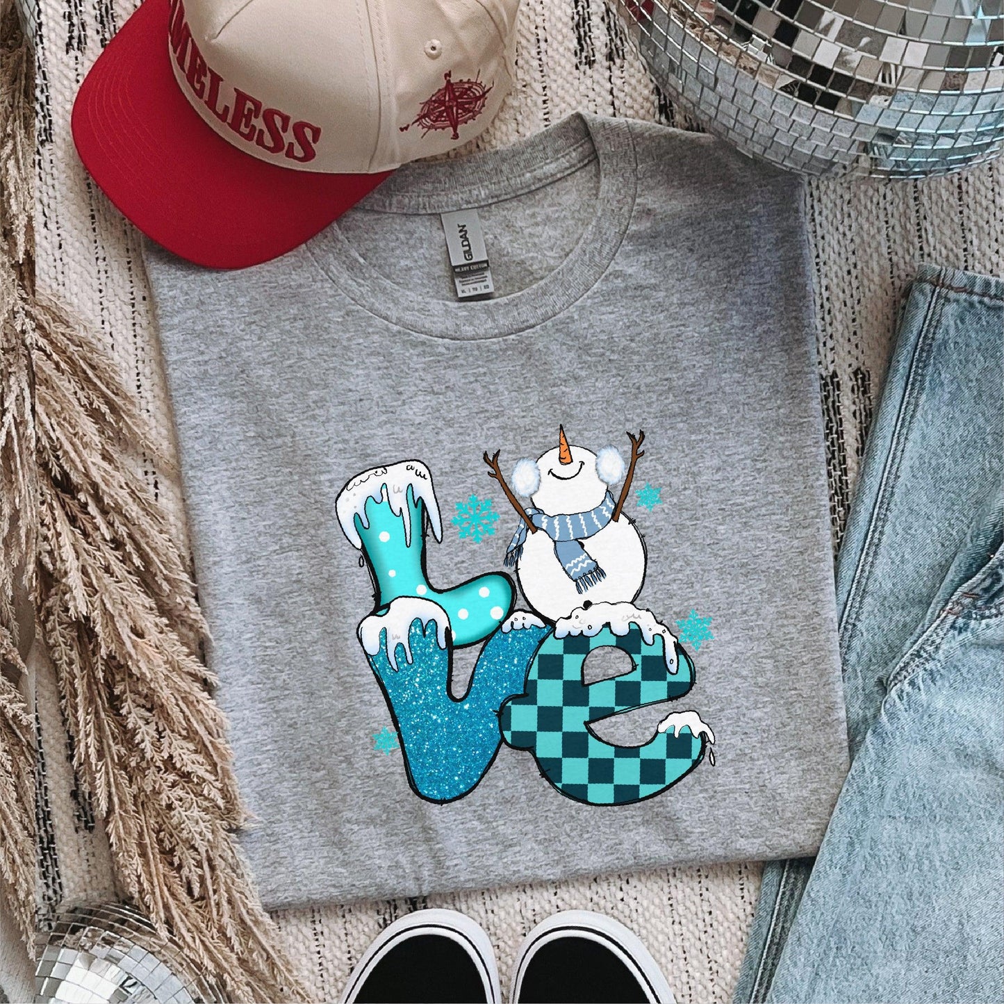 LOVE Winter DTF Transfer Winter Design - Nashville Design House