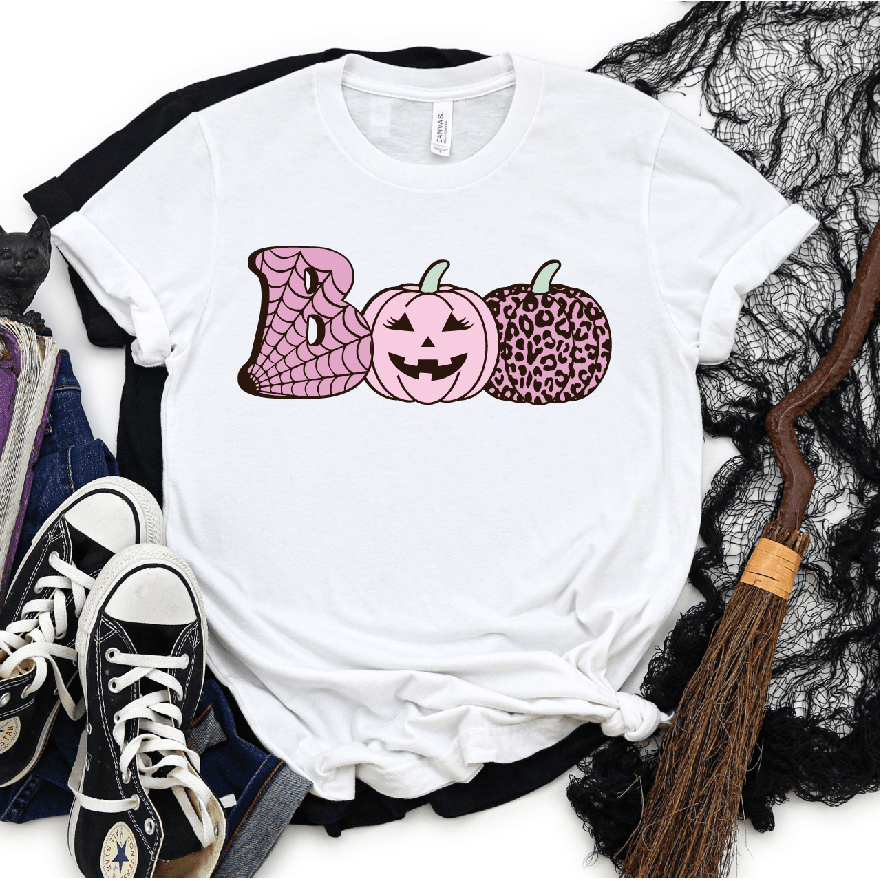 Pink Boo DTF Transfer - Nashville Design House