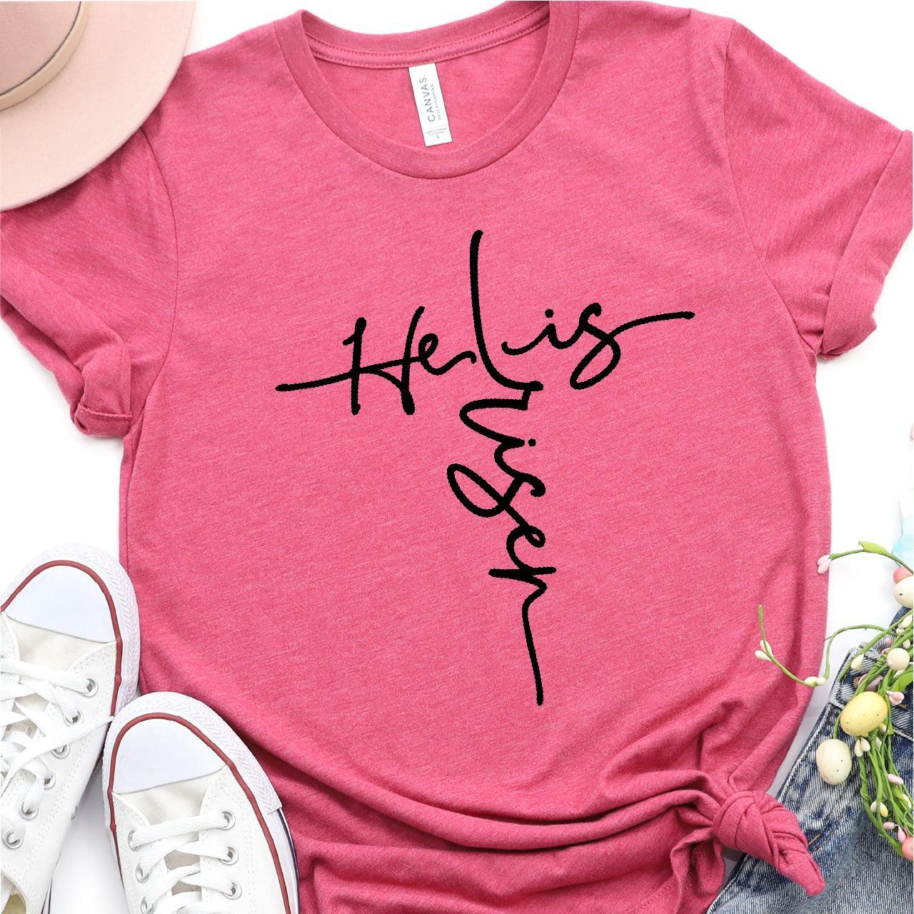 Simple He Is Risen Y'all DTF T-Shirt Transfer - Nashville Design House