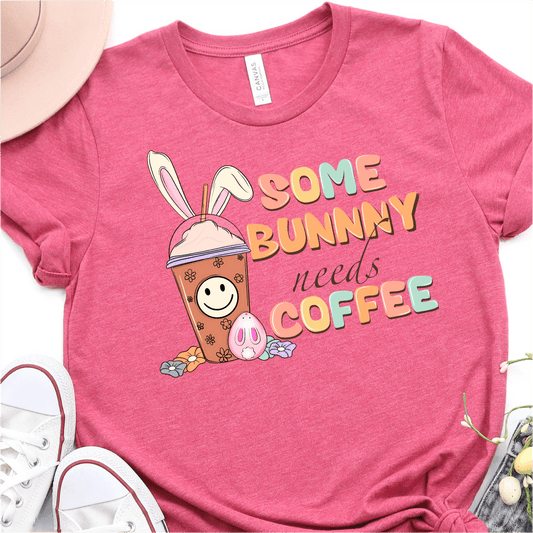 Some Bunny Needs Coffee - Easter DTF Transfer - Nashville Design House