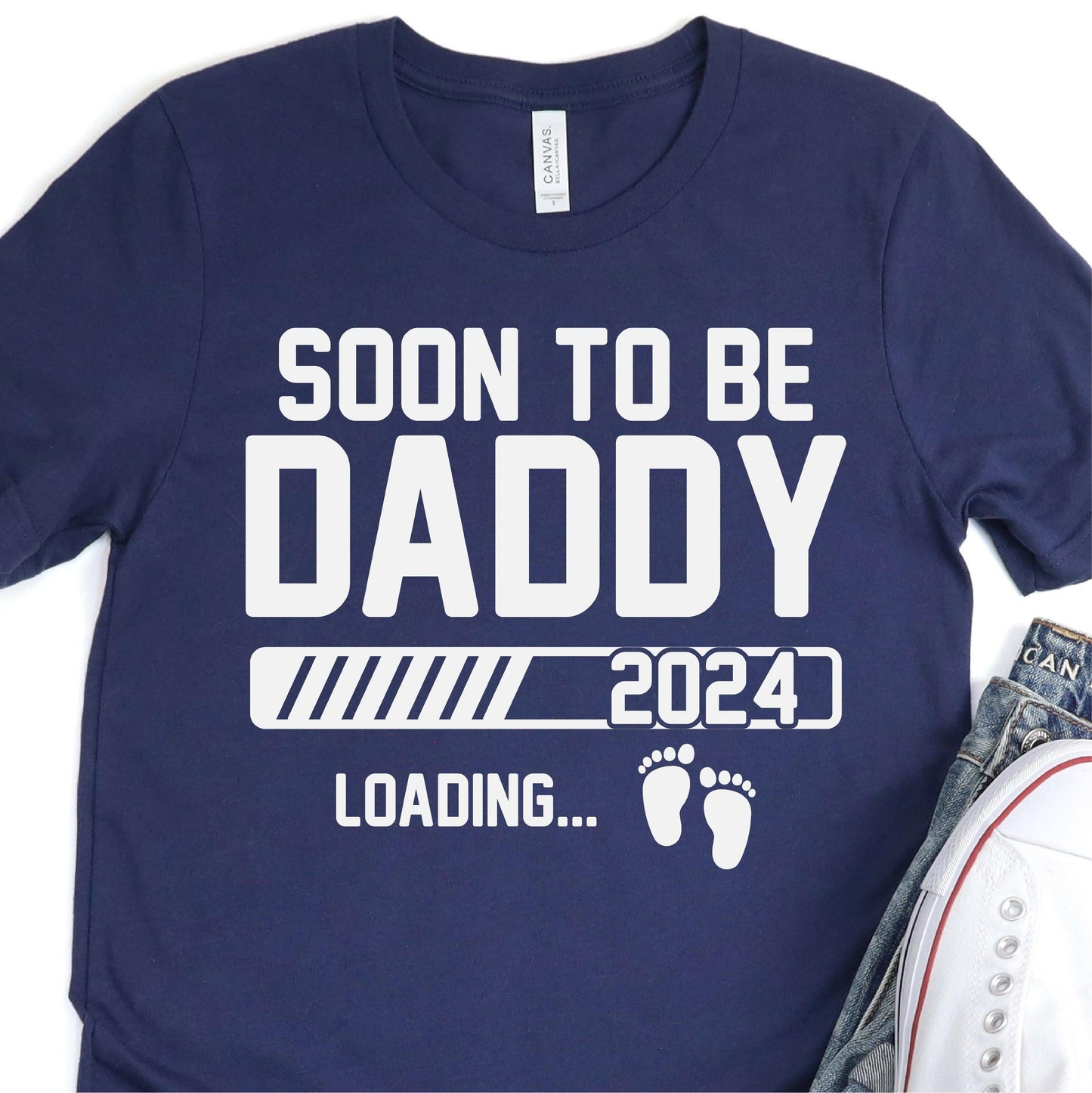 Soon To Be Daddy - 2024 Father To Be - Father's Day DTF Transfer - T-shirt Transfer For Dad - Nashville Design House