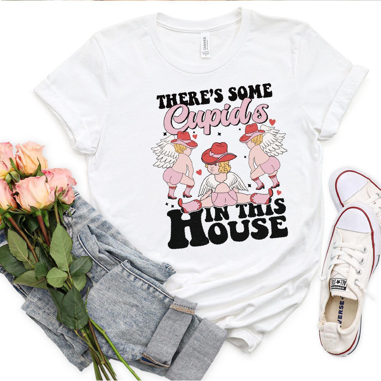 There's Some Cupids In This House DTF Transfer Print, T-Shirt Transfer - Nashville Design House