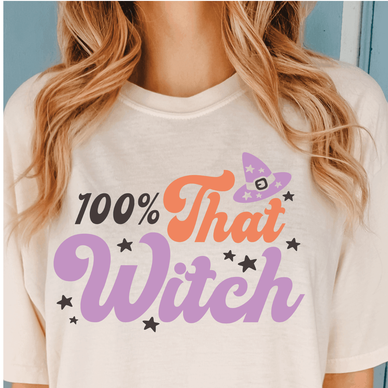 100% That Witch - Halloween DTF Transfer - Nashville Design House