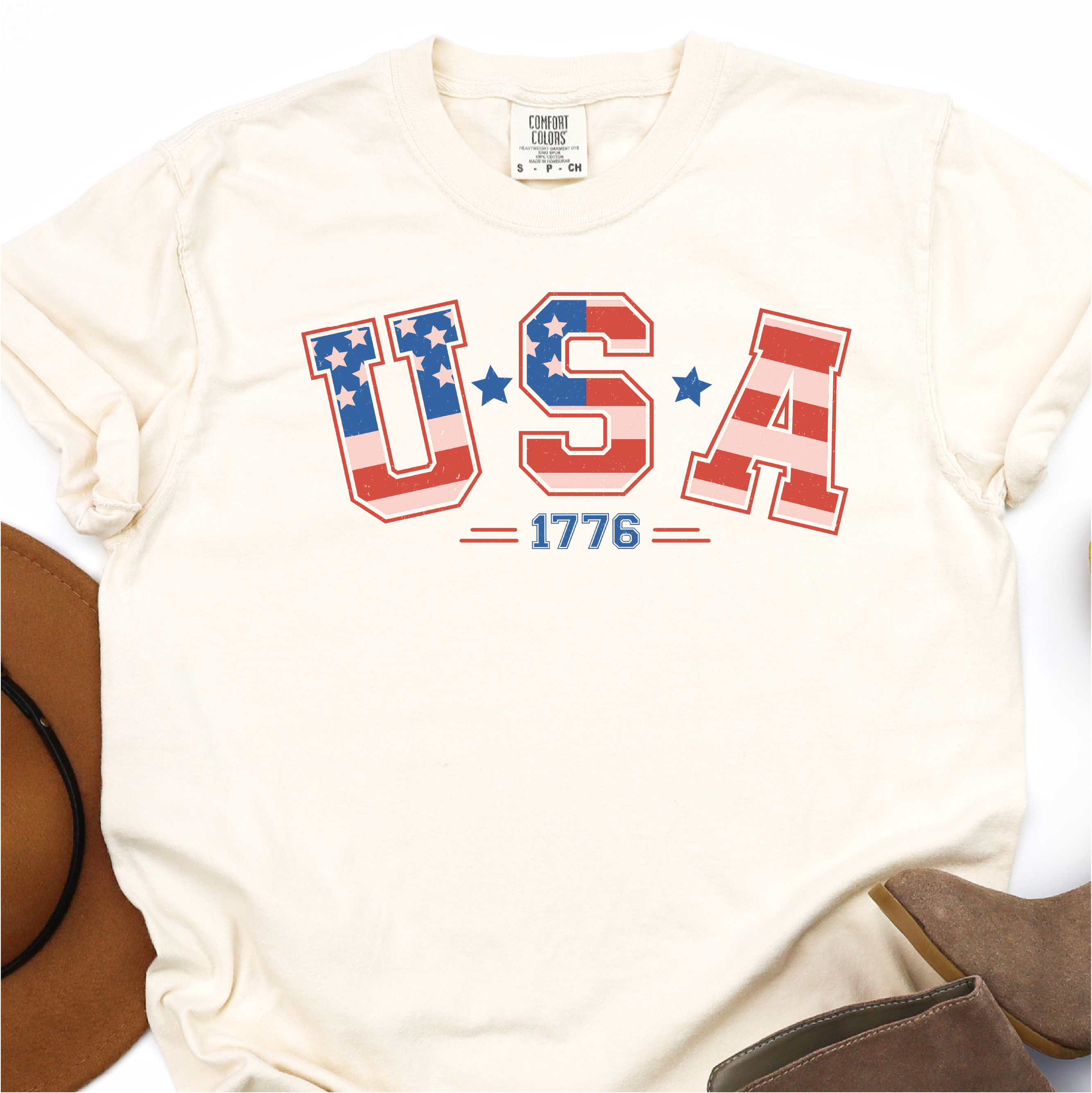 USA 1776 - American Flag - 4th of July DTF Transfer - Independence Day T-shirt Transfer Nashville Design House
