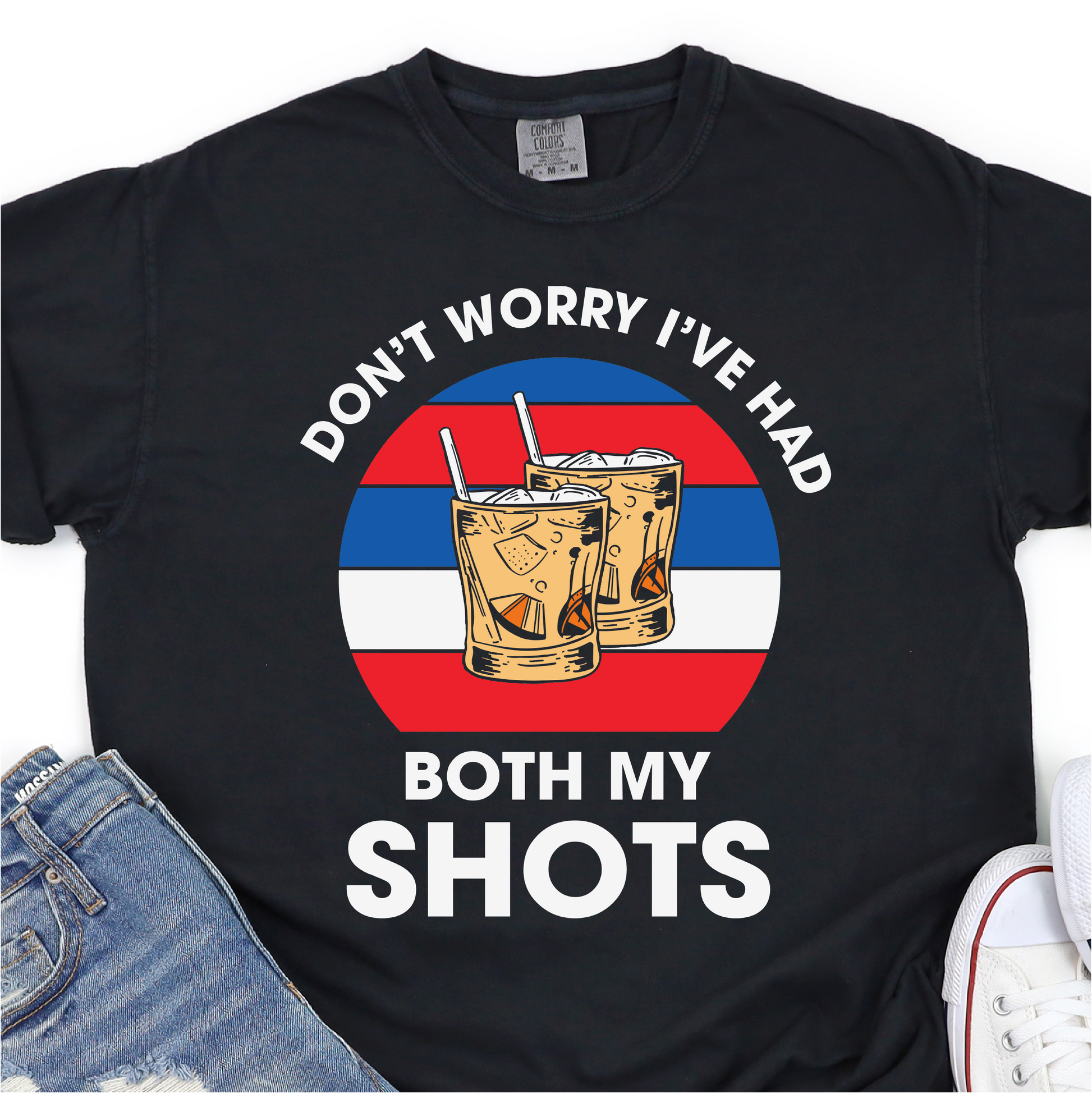 Don't Worry, I've Had Both My Shorts - Funny - 4th of July DTF Transfer Independence Day T-shirt Transfer Nashville Design House