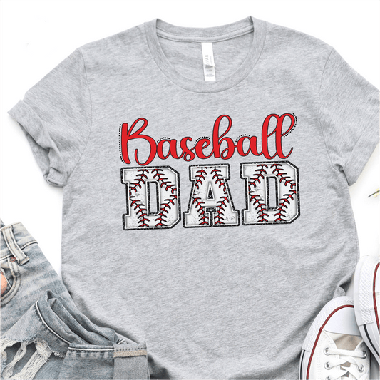 Baseball Dad - Baseball DTF Transfer Nashville Design House