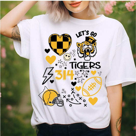 Go Tigers DTF Transfer Nashville Design House