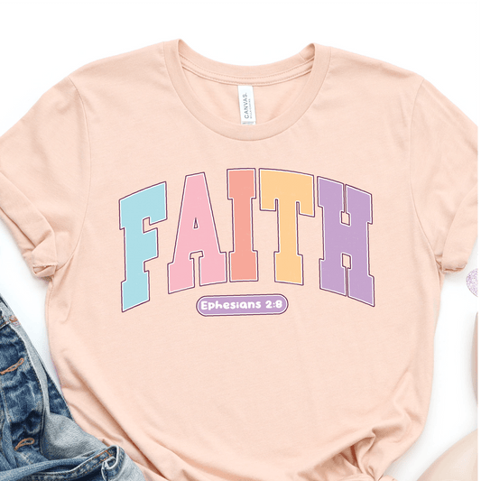 Faith Ephesians 2:8 - Easter DTF Transfer Nashville Design House