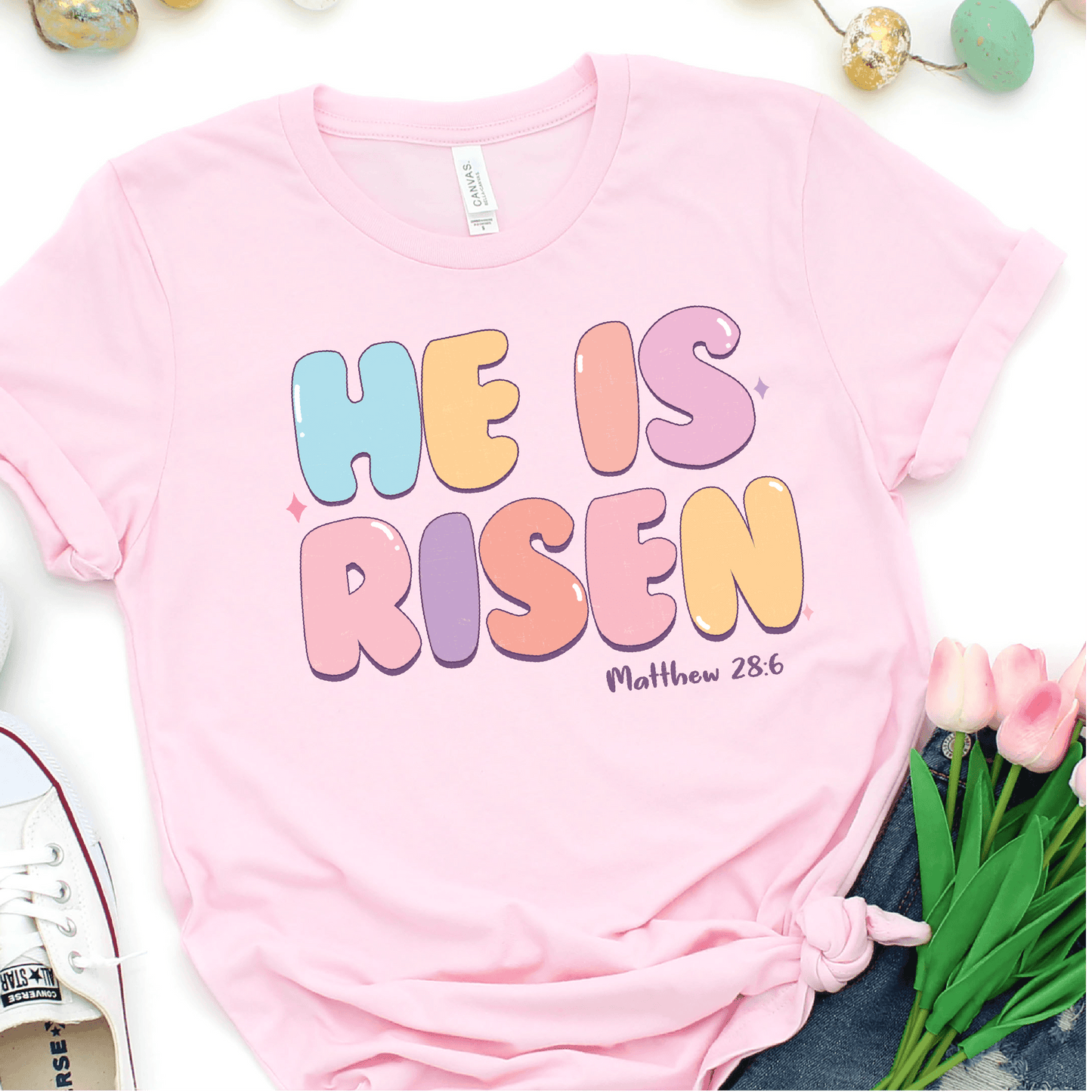 He Is Risen - Easter DTF Transfer Nashville Design House