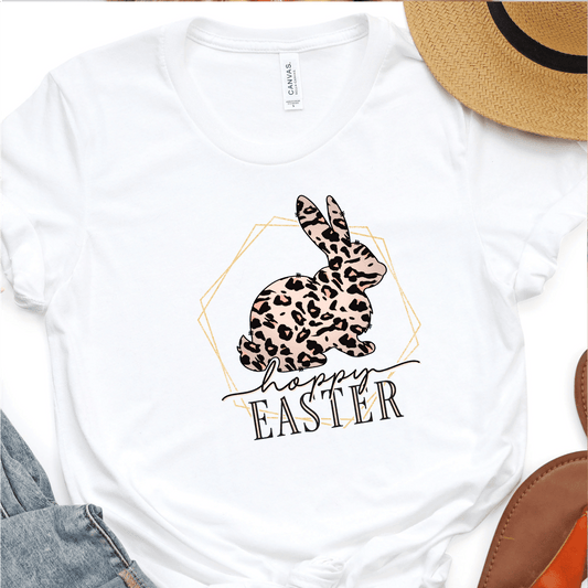 Leopard Bunny Happy Easter - Easter DTF Transfer Nashville Design House