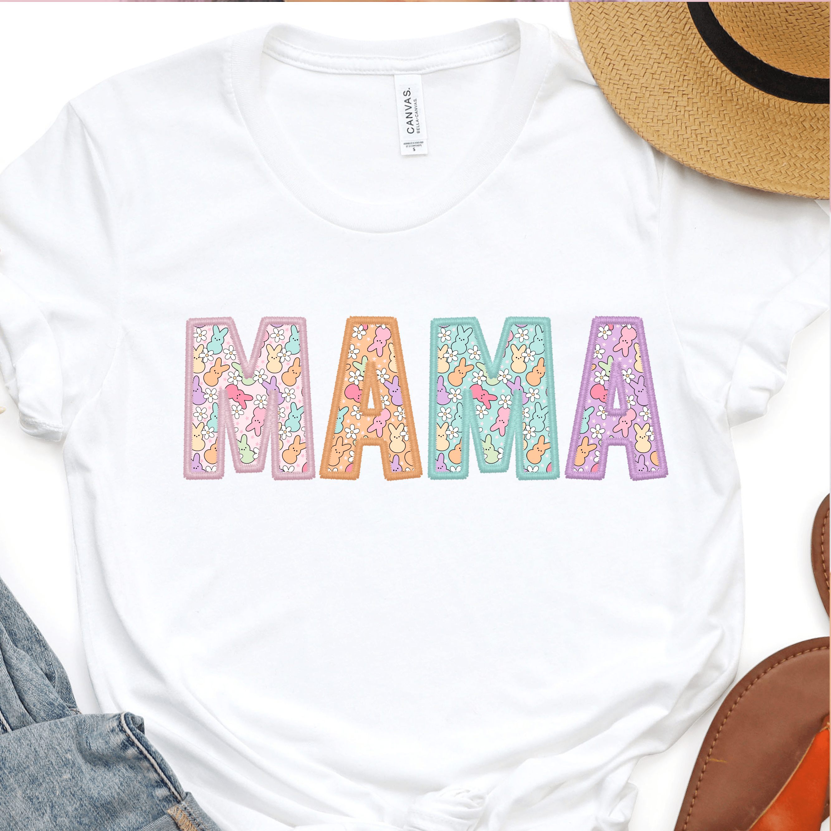 Easter Mama + Mini DTF Transfer for T-shirts Nashville Design House