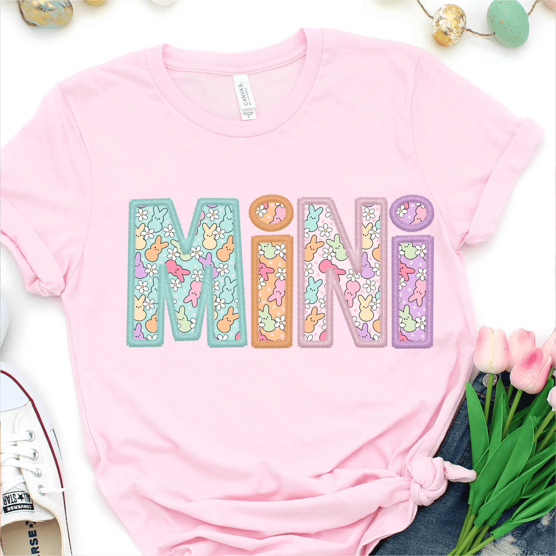 Easter Mama + Mini DTF Transfer for T-shirts Nashville Design House