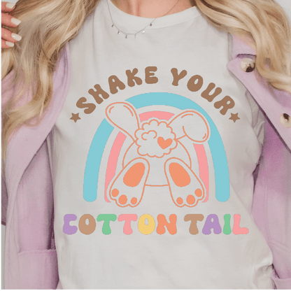 Shake Your Cotton Tail - Easter DTF Transfer Nashville Design House