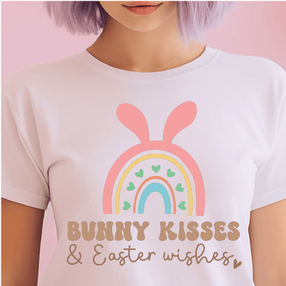 Bunny Kisses and Easter Wishes - Easter DTF Transfer Nashville Design House