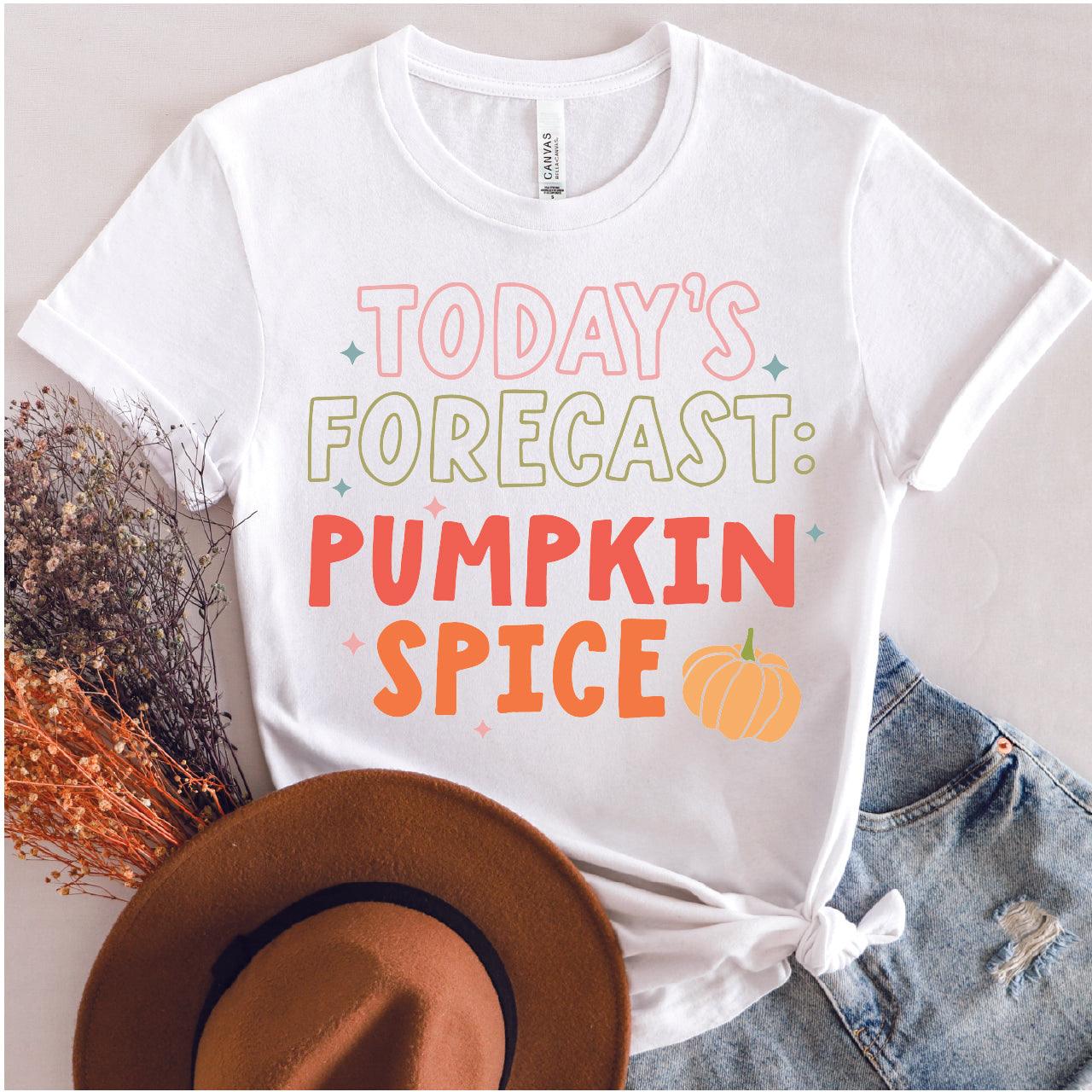 Today's Forecast Pumpkin Spices DTF Transfer Nashville Design House