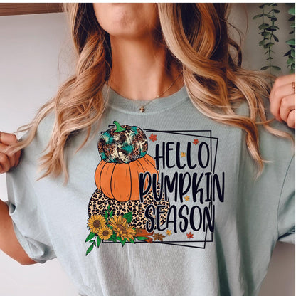 Hello Pumpkin DTF Transfer Nashville Design House