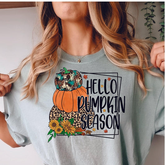 Hello Pumpkin DTF Transfer Nashville Design House