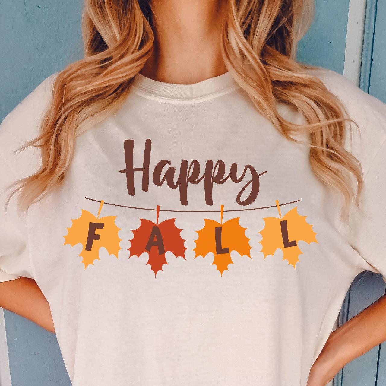 Happy Fall DTF Transfer Nashville Design House