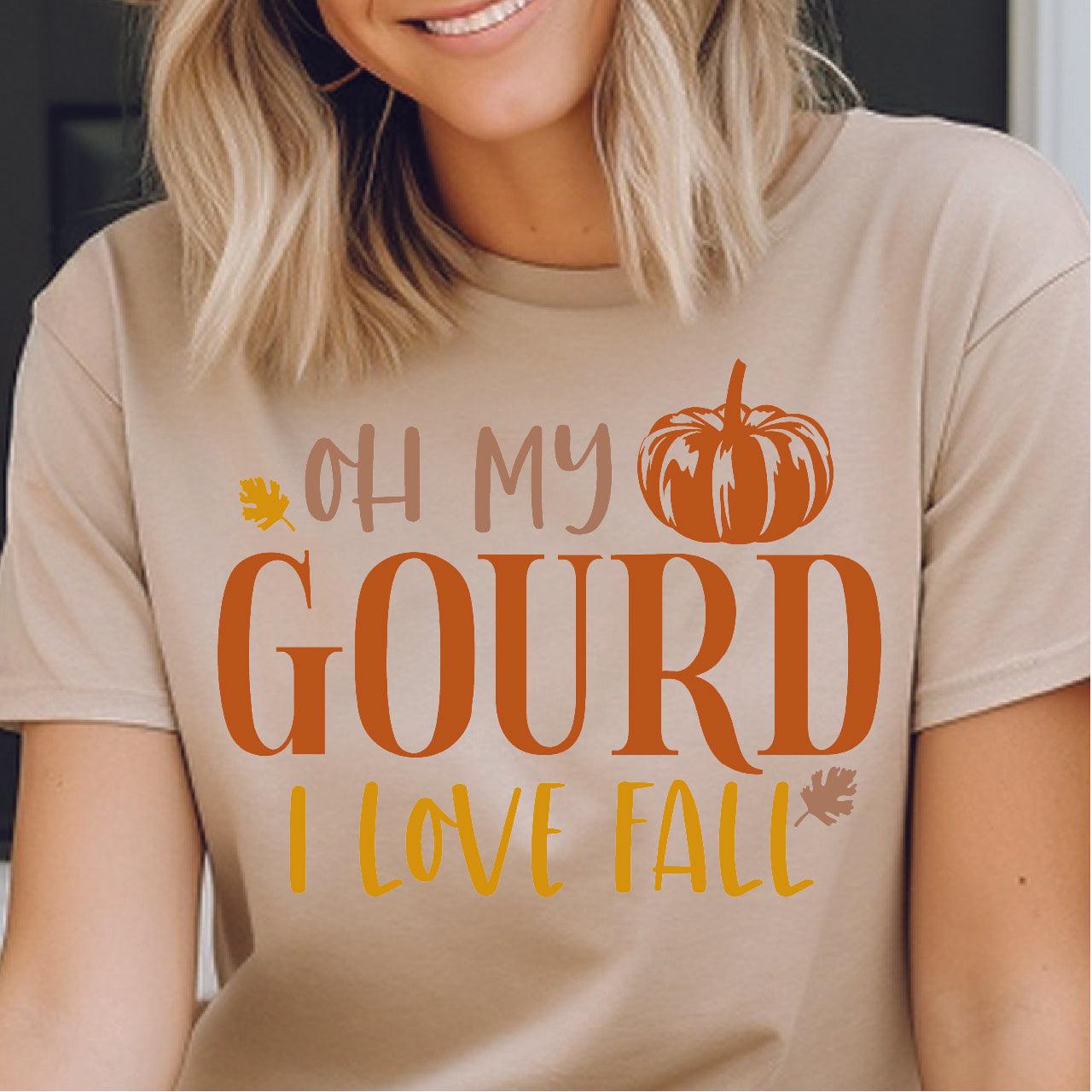 Oh My Gourd, I Love Fall DTF Transfer Nashville Design House