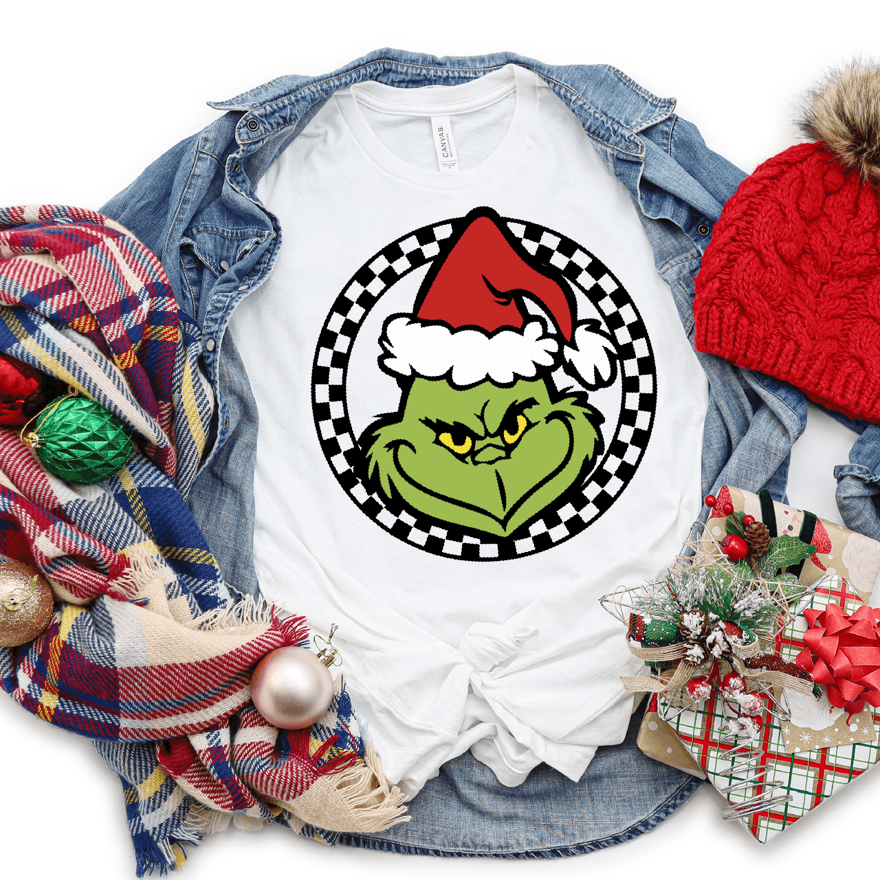 Grinch Face DTF Transfer Nashville Design House