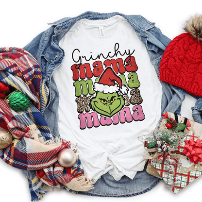 Grinchy Mama DTF Transfer Nashville Design House