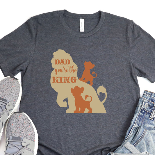 Dad You're The King - Father's Day DTF Transfer - T-shirt Transfer For Dad Nashville Design House