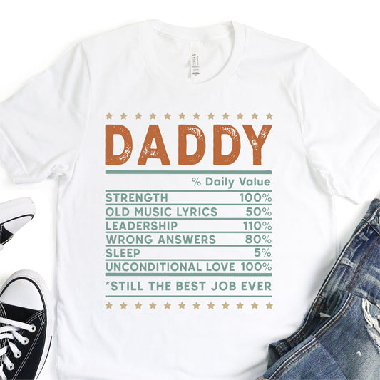 Daddy - All The Things Dads Are Made Of - Father's Day DTF Transfer - T-shirt Transfer For Dad Nashville Design House