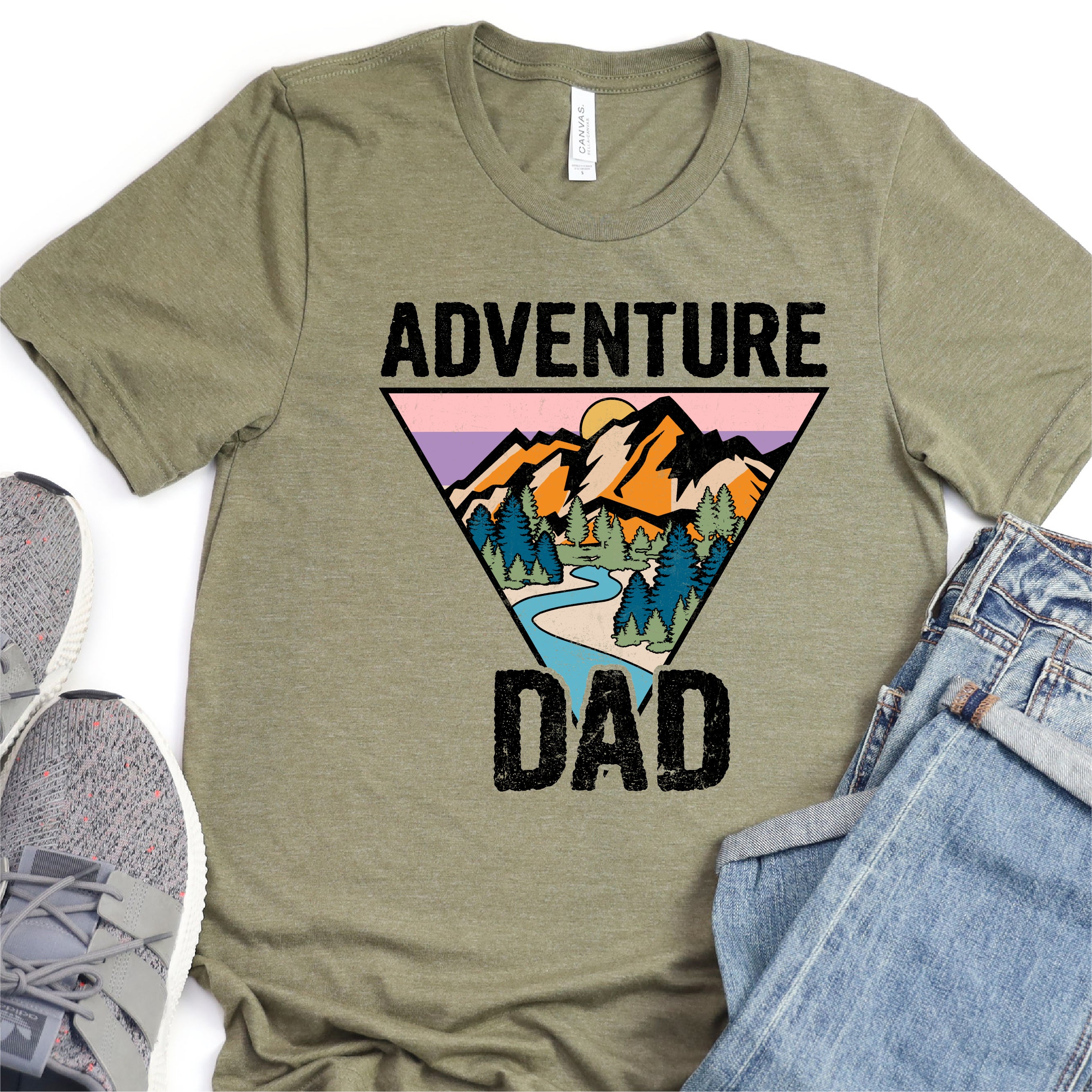 Adventire Dad - Father's Day DTF Transfer - T-shirt Transfer For Dad Nashville Design House